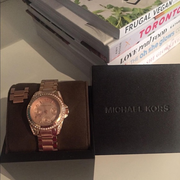 Michael Kors Accessories - Michael Kors Mini Blair Rose Gold Watch Michael Kors Accessories - Michael Kors Mini Blair Rose Gold Watch
